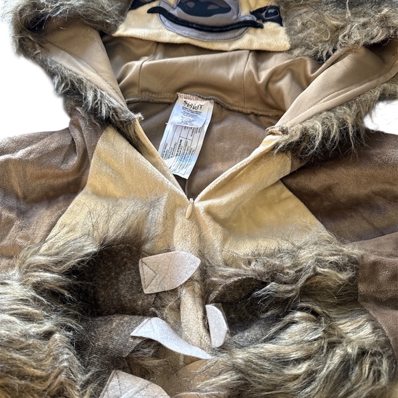 Spirit Halloween Big Kids Sloth One-Piece Costume, Small/ Medium 8/10 - Picture 4 of 6